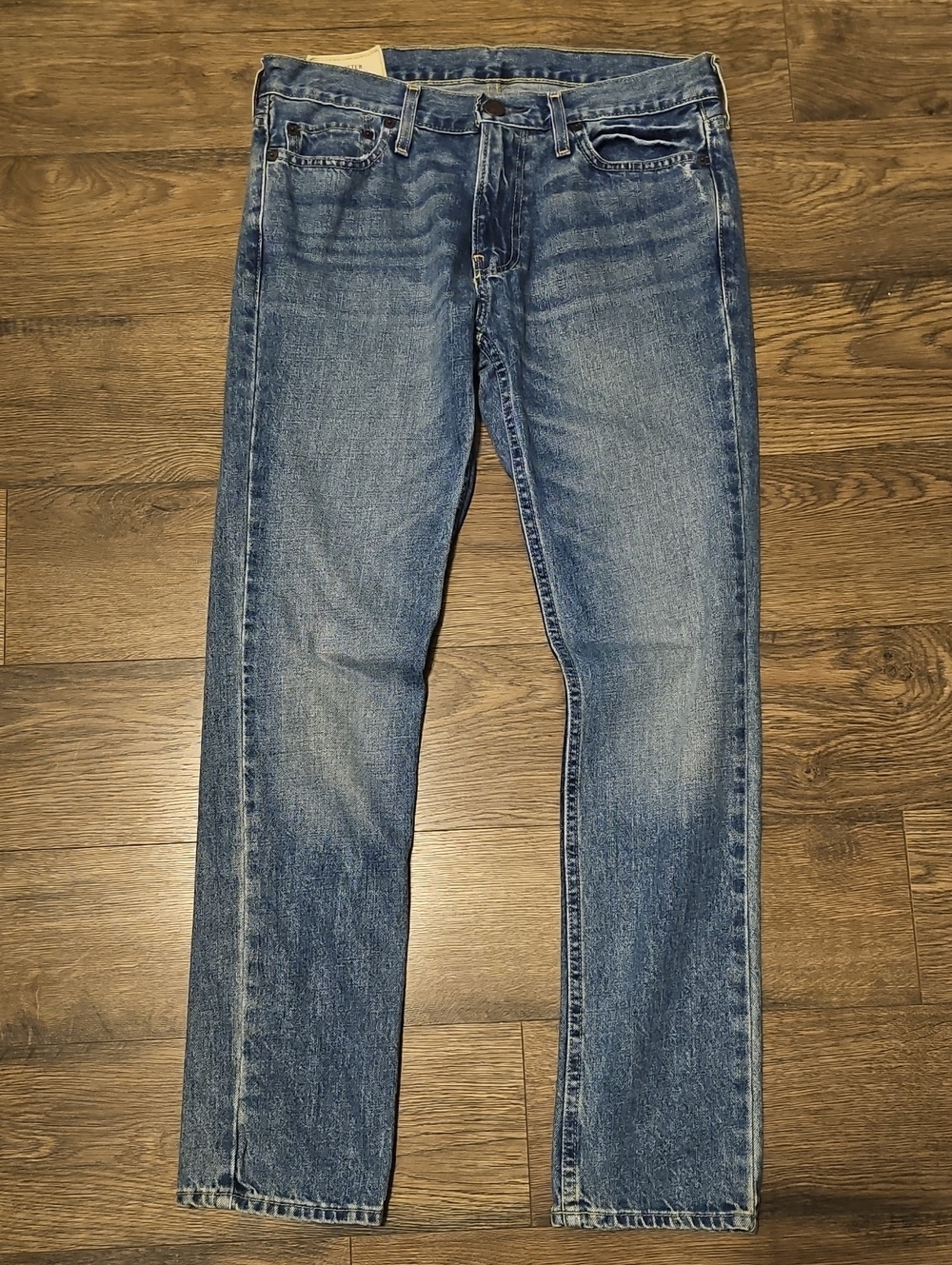 Hollister Men's Skinny Jeans in Medium Blue Wash Slim 30 X 30
